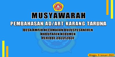 MUSYAWARAH PEMBAHASAN AD/ART KARANGTARUNA